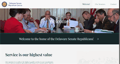 Desktop Screenshot of delawaresenate.com